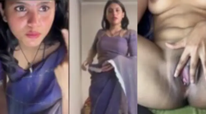 Cute Fit Young Girl Naked in Saree Full Video