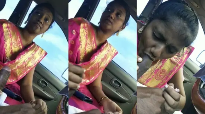 Young Tamil Girl Blowjob and Fucking inside the Car Full Video